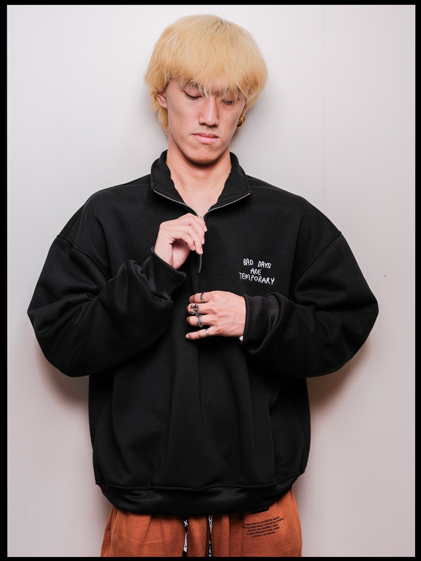 "Bad Days are Temporary" OG Half Zip