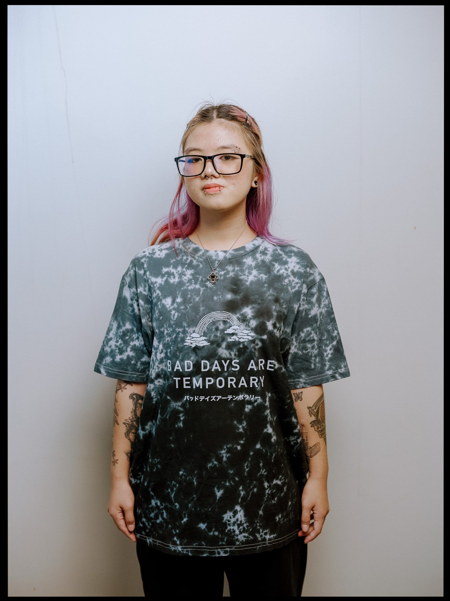 "Bad Days are Temporary" Tie Dye Tee