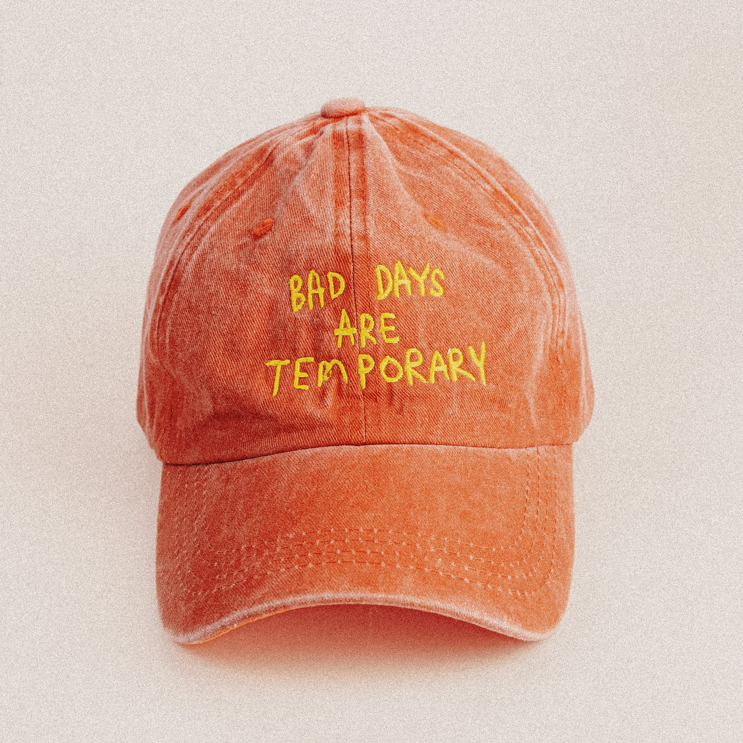 Bad Days are Temporary Cap in Orange