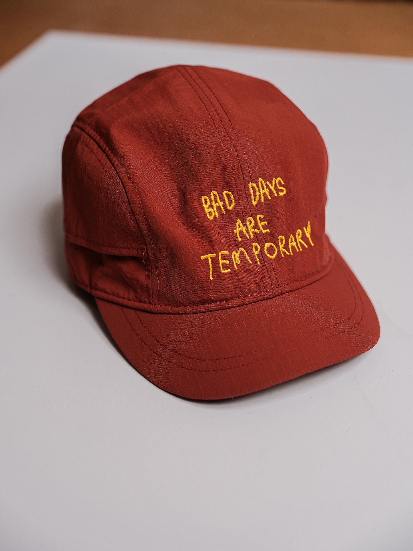 "Bad Days are Temporary" Sports Cap in Maroon