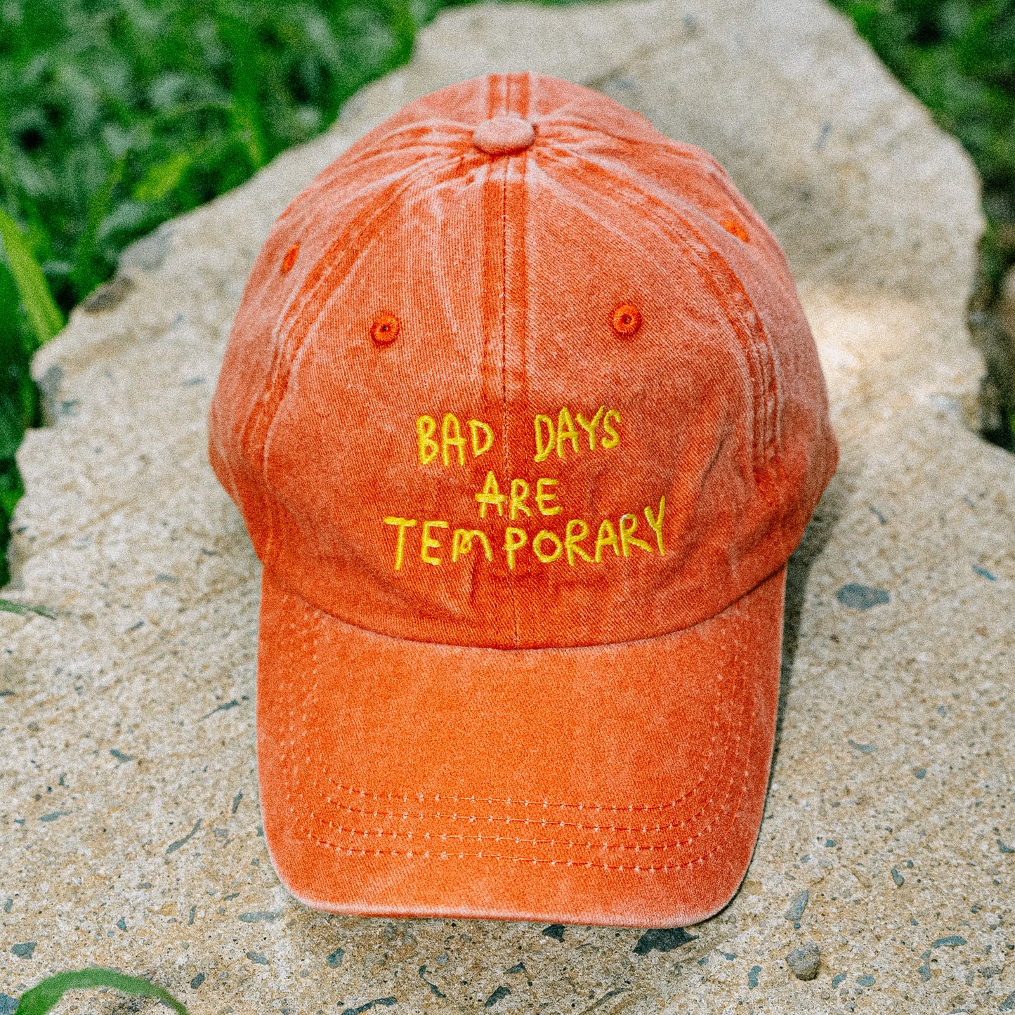 Bad Days are Temporary Cap in Orange